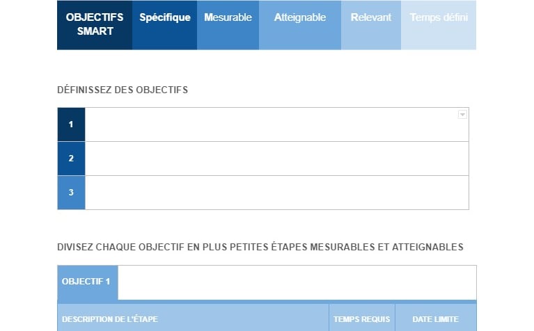 objectif professionnel exemple gratuit