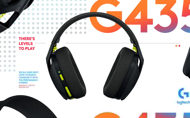 Logitech client graphic design project