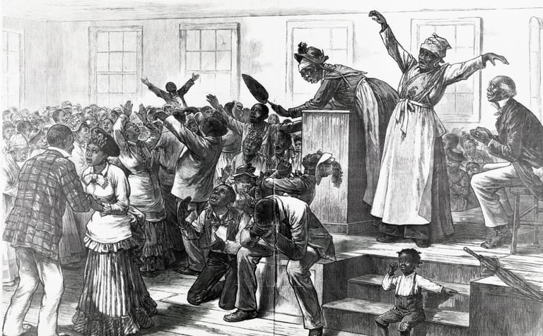 Black Church Ceremony - New Year [Getty Images] Virginia