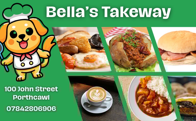 Bella's Takeway, 100 John Street, Porthcawl