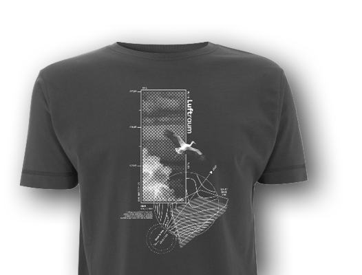 paragliding-t-shirts gleitschirm luftraum storch-isobaren höhenlinien design siebdruck textildruck