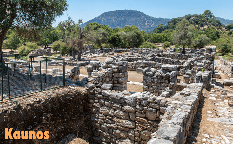 acropolis in Kaunos ancient city