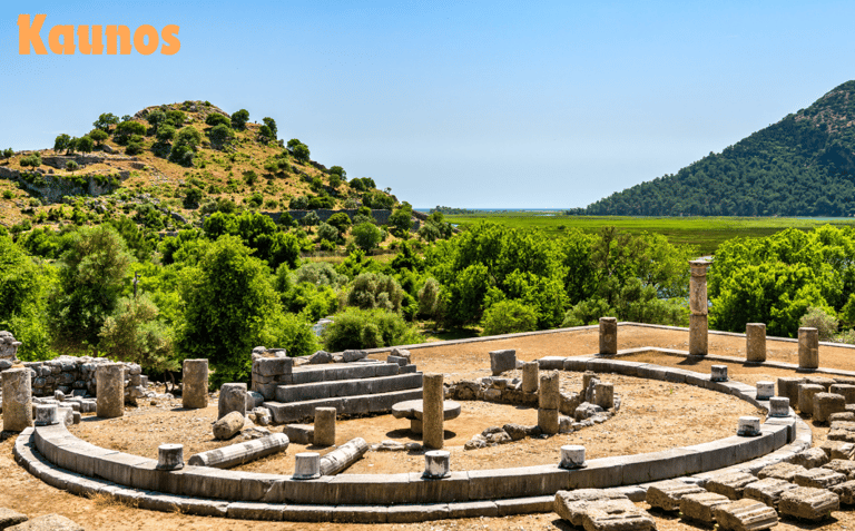 temple in Kaunos ancient city