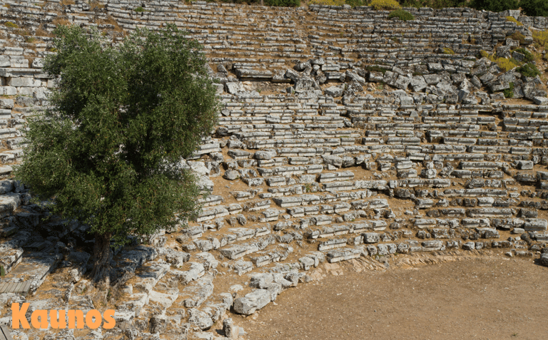 a theatre in Kaunos ancient city