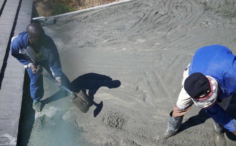 Slab waterproofing project in Roodepoort by Environmental Pro Construction