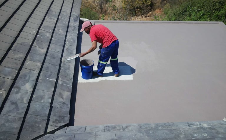 Flat roof waterproofing Environmental Pro Construction West Rand