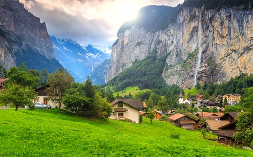 Jungfrau Region on private guided day tour - Swiss Alps, Interlaken, Grindelwald and Lautebrunnen
