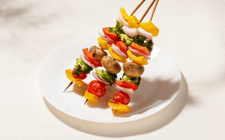 Grilled Halal Skewers – vegetable | Kol Noodle NYC