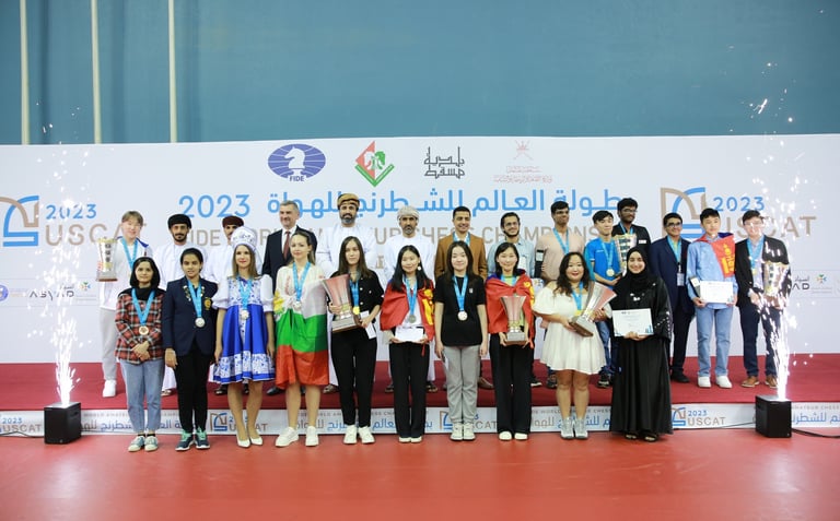 The FIDE World Amateur Chess Championship has concluded today in Muscat, Oman!