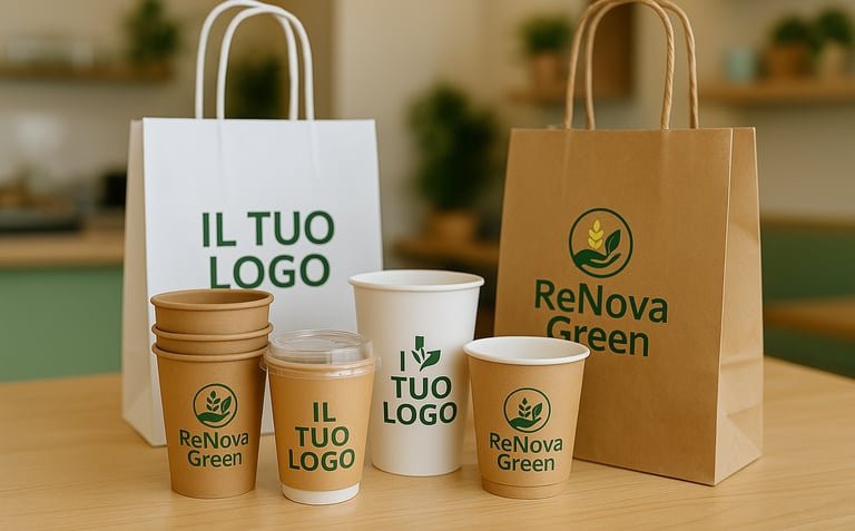 Nachhaltige Verpackungen von ReNova Green für Unternehmen