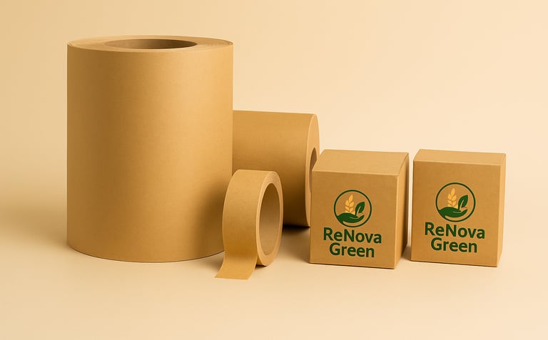 Zertifiziertes Ökopapier für umweltfreundliche Verpackungen 