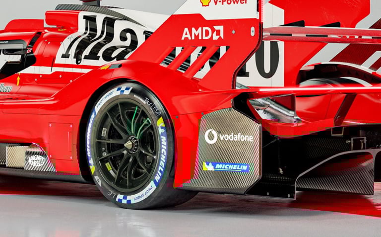 Livery de Ferrari hypercar inspirada en el Ferrari de F1 de Michael Schumacher