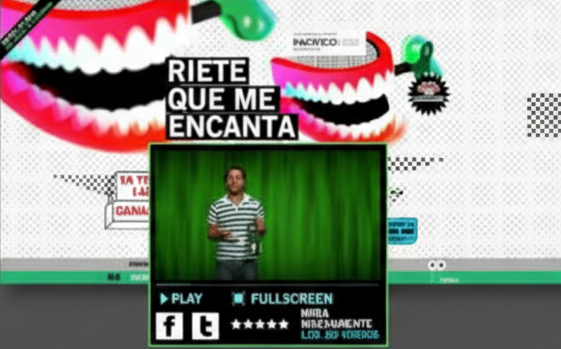 Sitio Web para Ríete que me encanta, Pacífico Seguros