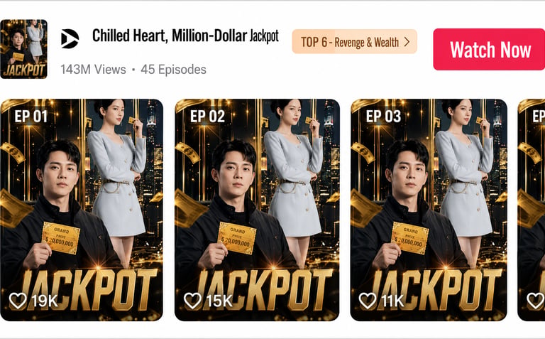 AI drama 'Chilled Heart': 143M views, authenticated performance metrics under NDA.