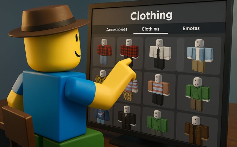  gratuitas y opciones de personalización disponibles en Roblox, con ropa, accesorios y estilos q
