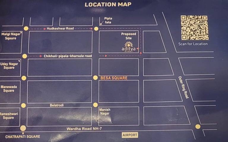 Pipla Hudkeshwar Layout Plan