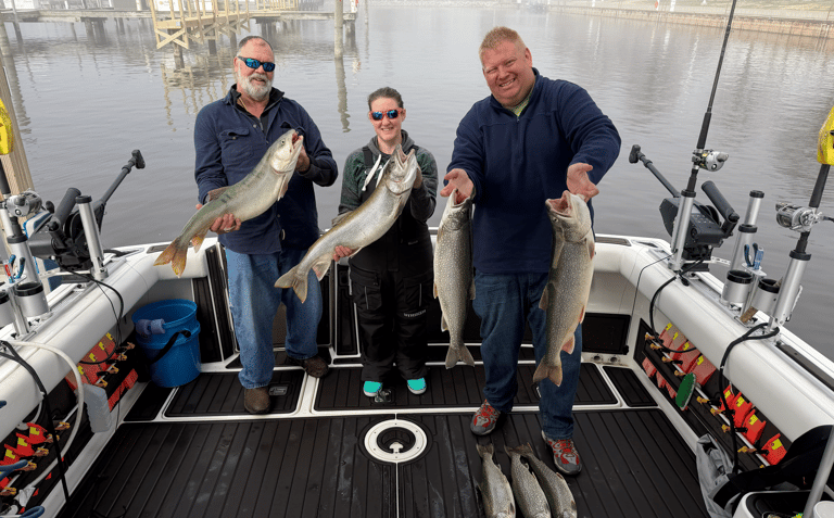 First trolling Ludington fishing report 2026