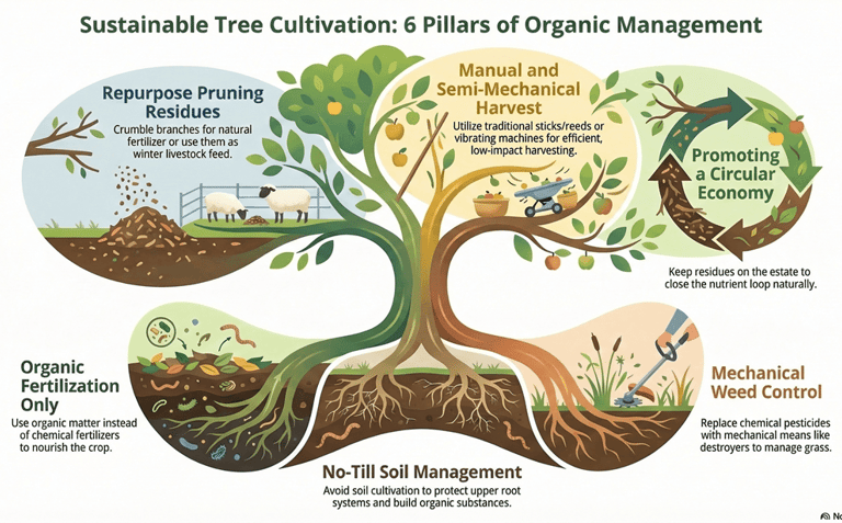 graphic of sustainable tree cultivation