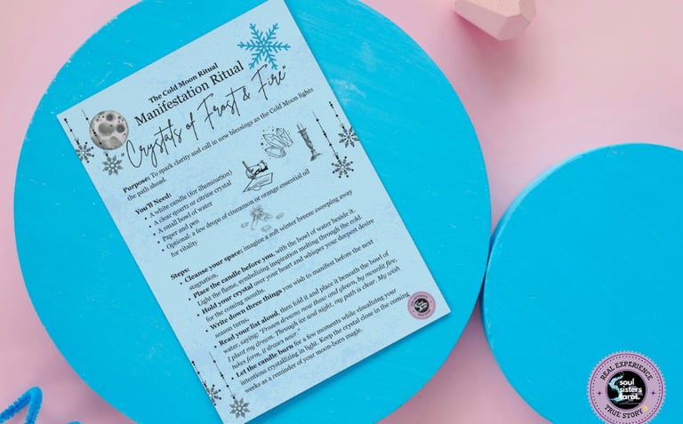 Free Cold Moon Rituals Soul Sisters Tarot