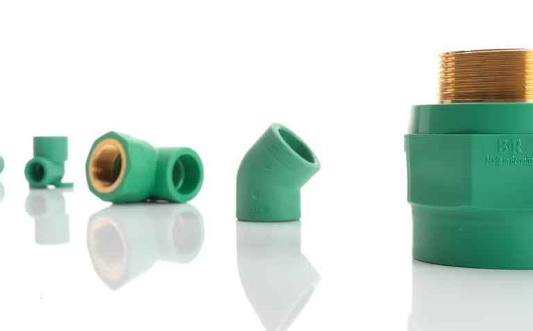 Build World Dubai German PPR pipes installation