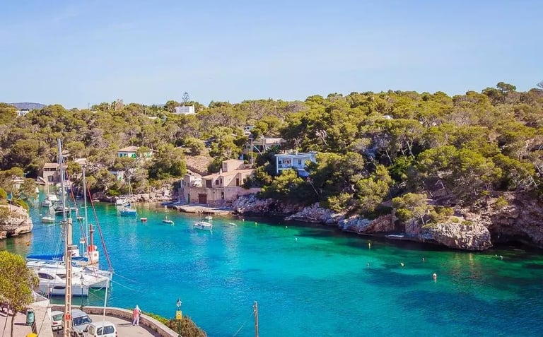 Boats in Cala Figuera harbour
