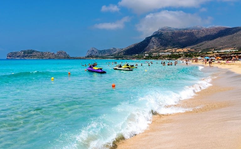 Falassarna beach, Crete