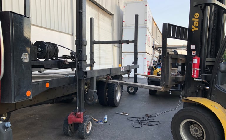 Yes, Rick is forklift certified