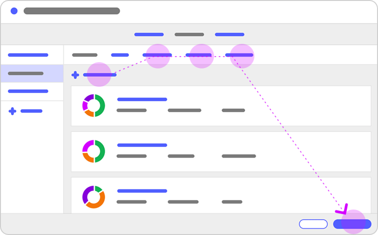 new ui displaying information aggregation via tabs
