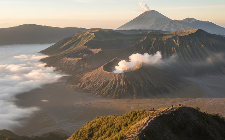 Sunrise at Mt. Bromo Crater East Java