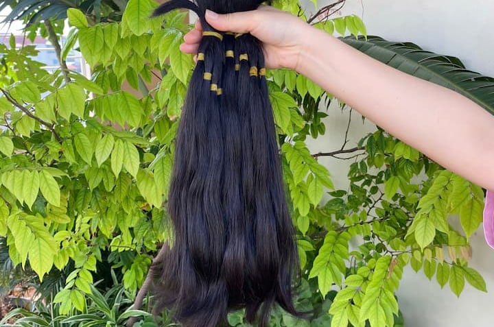 Strong and shiny Vietnamese hair known for its natural health