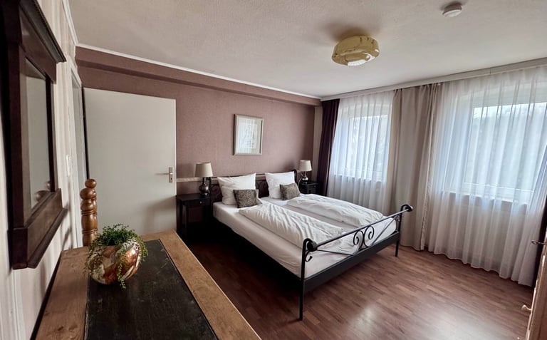 gemütliches und entspanntes schlafen in der Ferienwohnung zwei