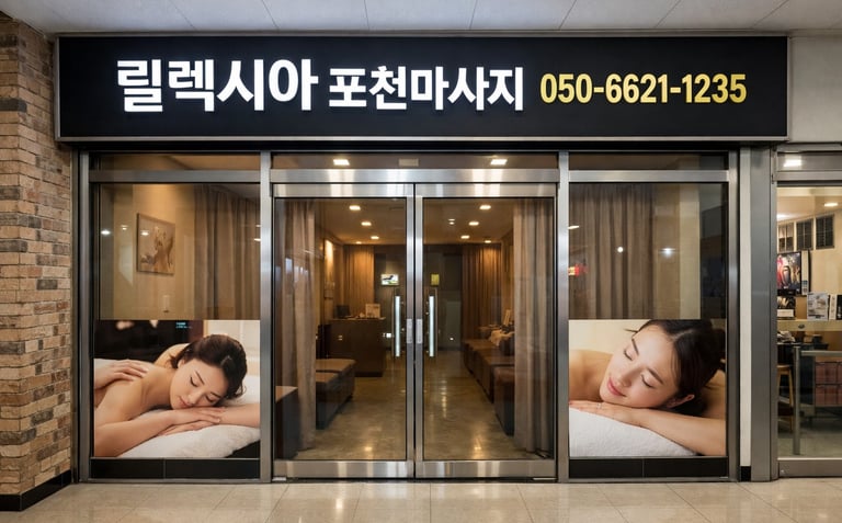 릴렉시아 포천마사지 포천 소흘읍 마사지샵 외관