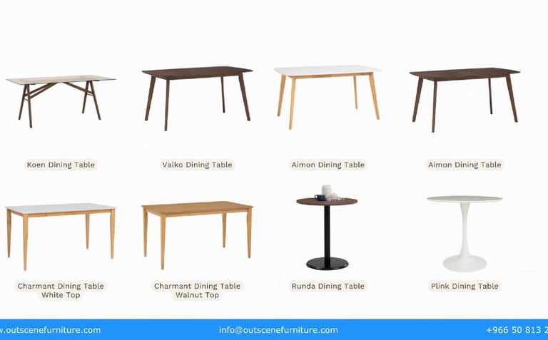 Premium Dining, Square & High Table Rentals & Purchase in KSA | Riyadh, Jeddah, Dammam