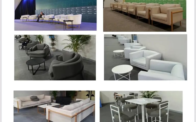 Office, Exhibition & Outdoor Furniture for Rent & Purchase | KSA, Riyadh, Jeddah, Dammam