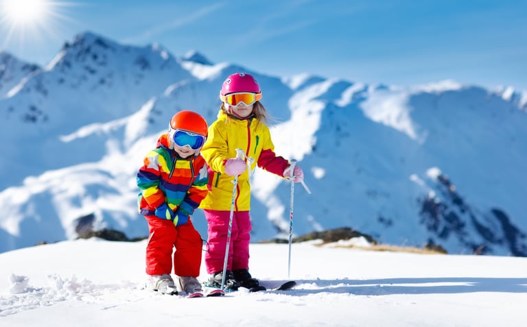 Kinder Ski Kurse in Seefeld, am Geigenbühel mit Mittagsbetreeung