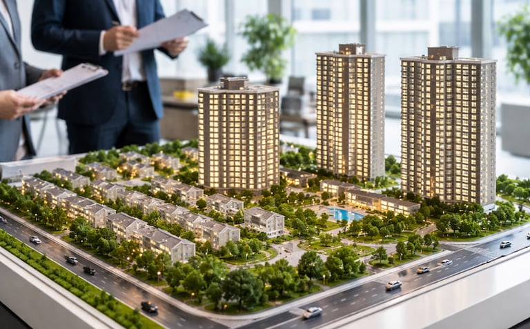 maquetas residenciales, maquetas comerciales, maquetas para marketing inmobiliario