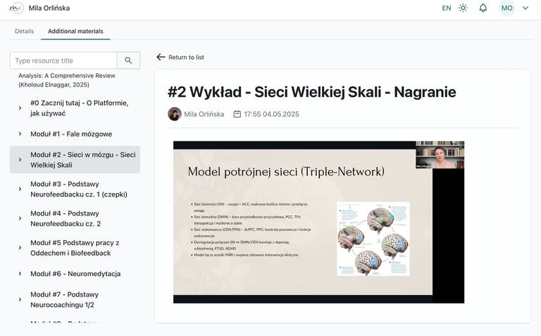 jak wygląda akademia neurocachingu
