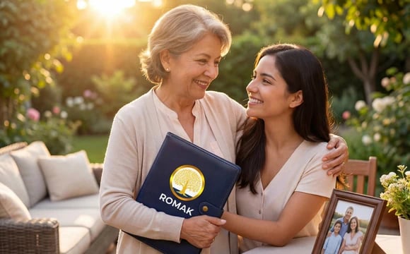 Funcionaria pública feliz tras entender su rechazo de pensión en el webinar ROMAK.