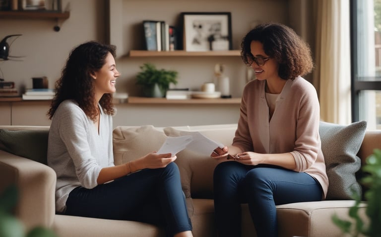 Bright living room with modern inventory