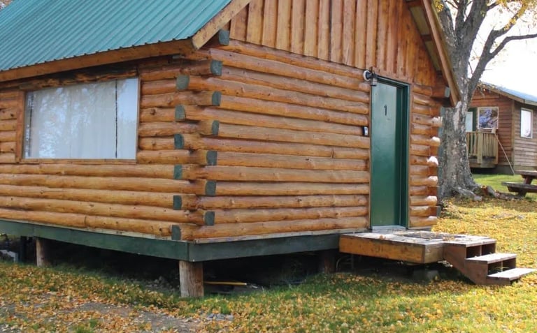 Front of Brown Bear Cabin