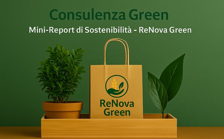 Consulenza green e strategie ambientali ReNova Green