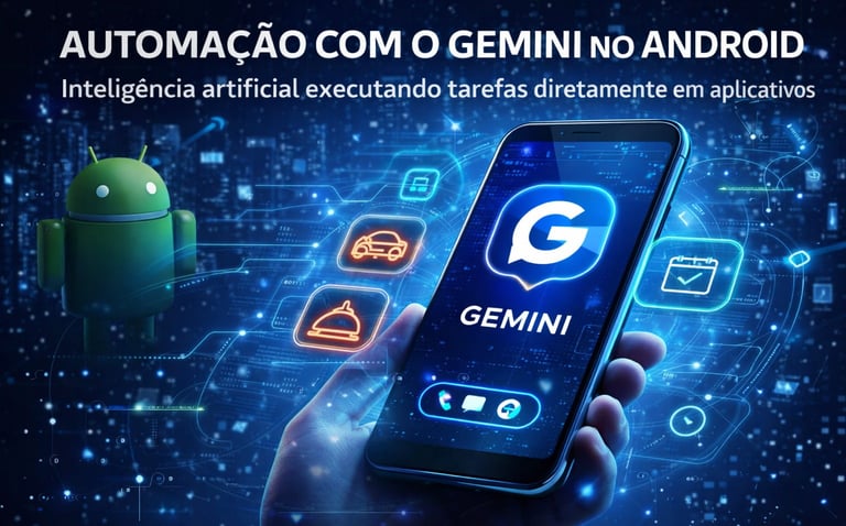 Gemini como agente digital: uma mudança no uso do Android
