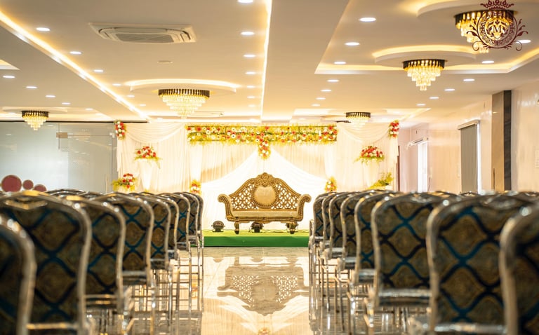 Decoration of our Heritage hall at Mihira Banquets 