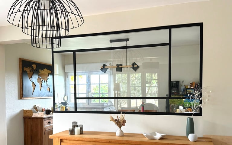 Verrière intérieur design original sur mesure