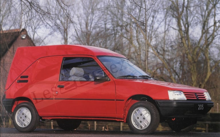 Brochure Peugeot 205 Teberg