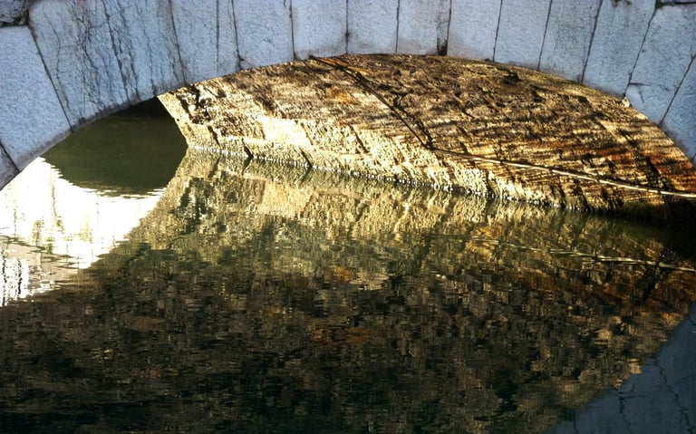 Arche du pont Morens Thiou Annecy