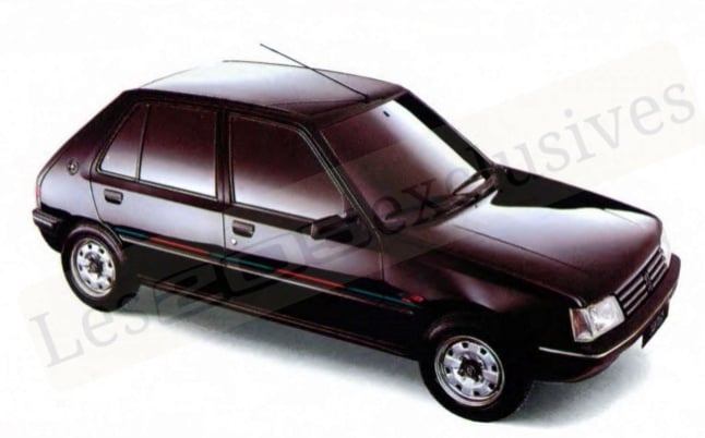 Brochure Peugeot 205 ColorLine Pays-Bas