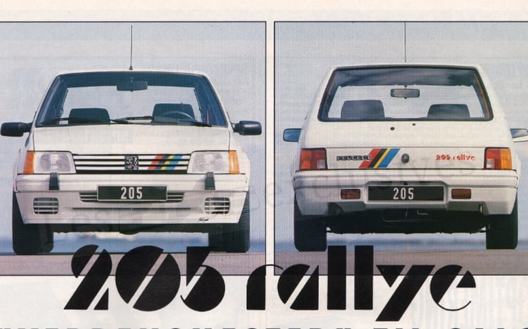 Peugeot 205 Rallye 1.9l Danemark