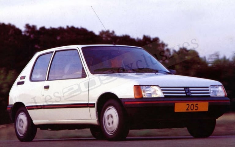 Brochure Peugeot 205 Accent