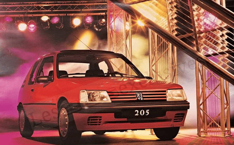 Affiche Peugeot 205 Forever PUB